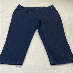 W62 SIGNATURE FIT SIZE 14 Women's Blue denim Capris